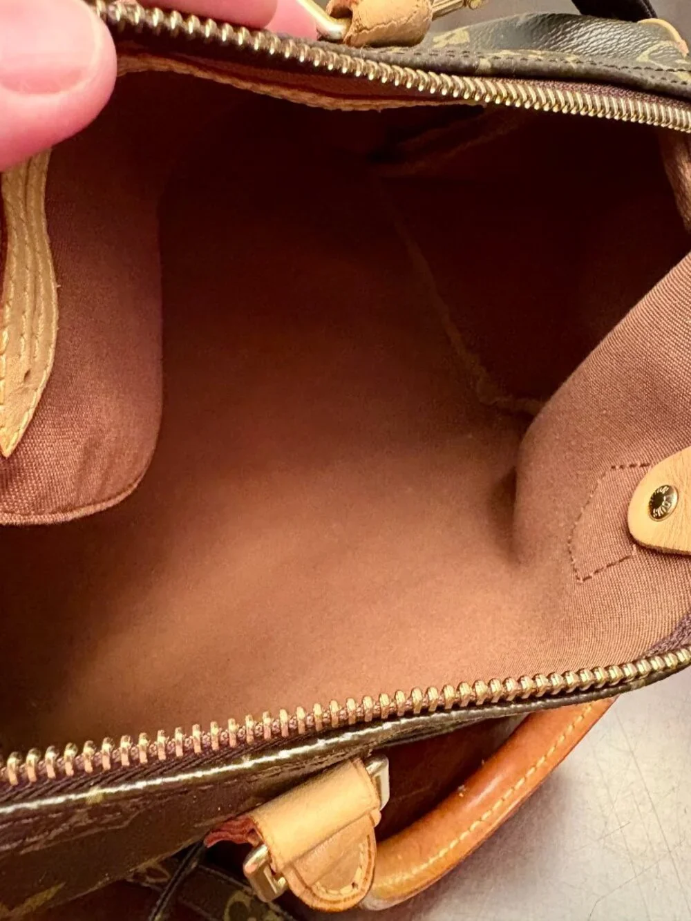 Louis Vuitton Speedy Bag with Shoulder Strap